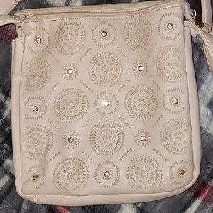 Pink Embellished Crossbody